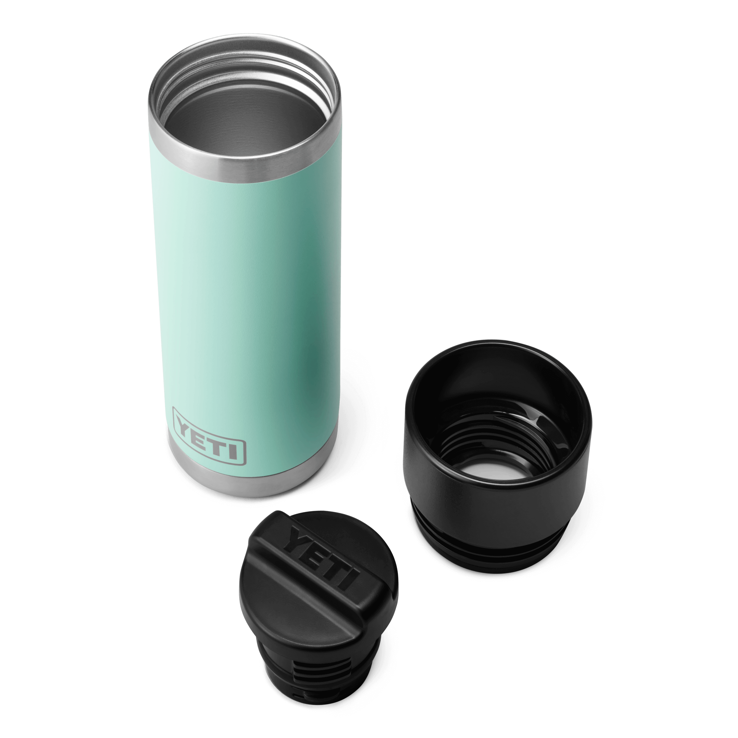 YETI Rambler® 18 oz (532 ml) Bottle With Hotshot Cap Seafoam