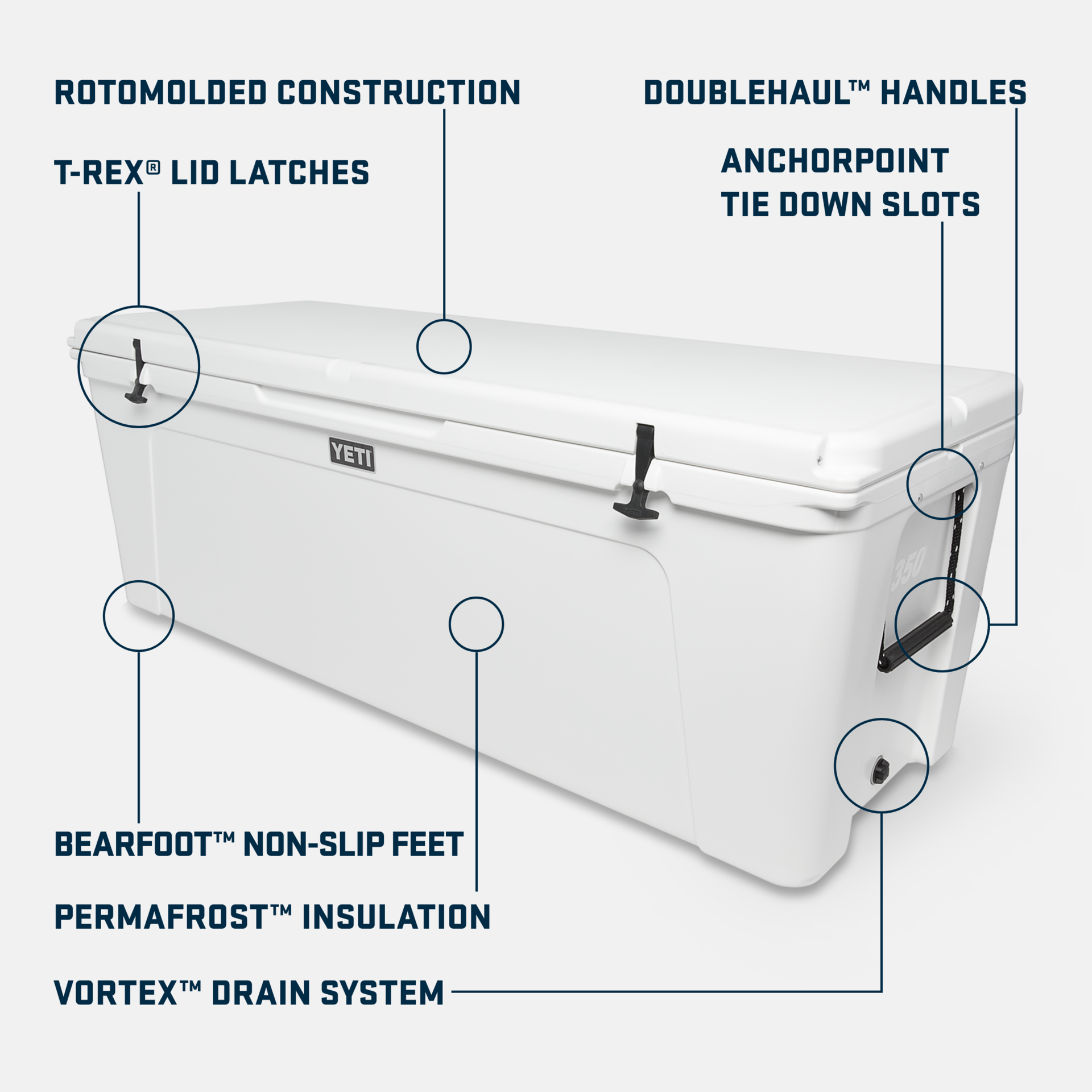 YETI Tundra® 350 Cool Box White